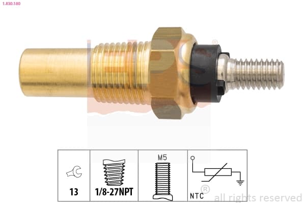 Sonde de température, liquide de refroidissement