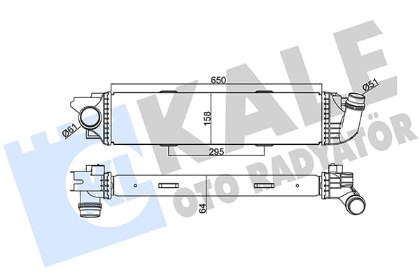 INTERCOOLER RENAULT TRAFIC III 1,6 DCI 14-
