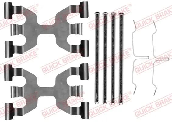 Kit d'accessoires, plaquette de frein a disque
