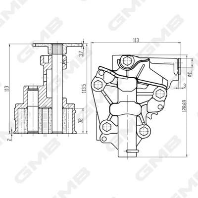 POMPA OLEJU RENAULT MASTER III 2.3DCI 10>