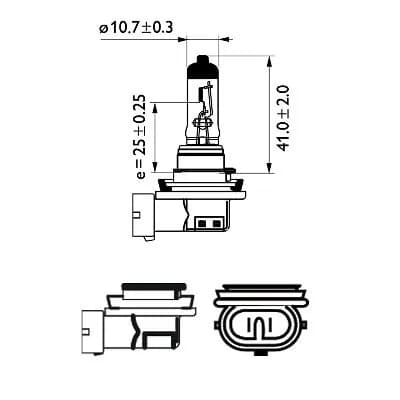 Ampoule, feu de stationnement/de position