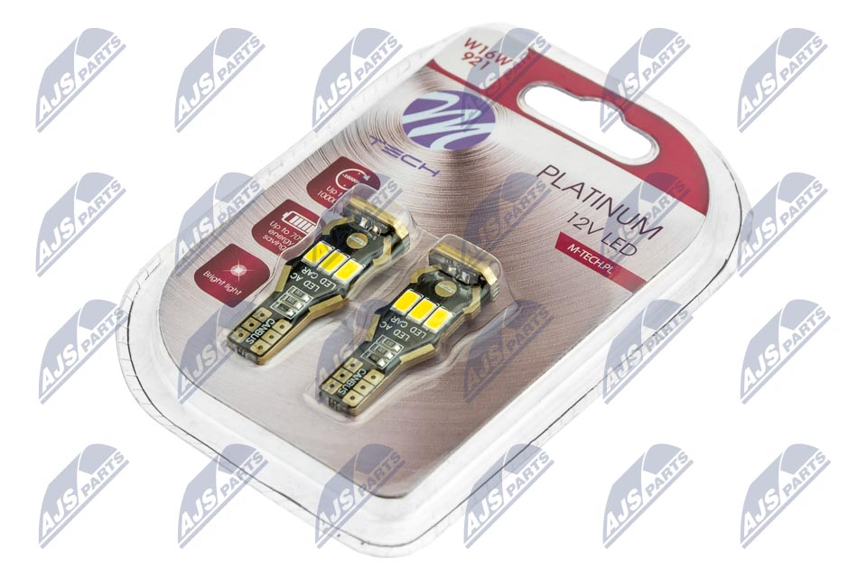 NTY AMPOULE LED W16W PLATINUM